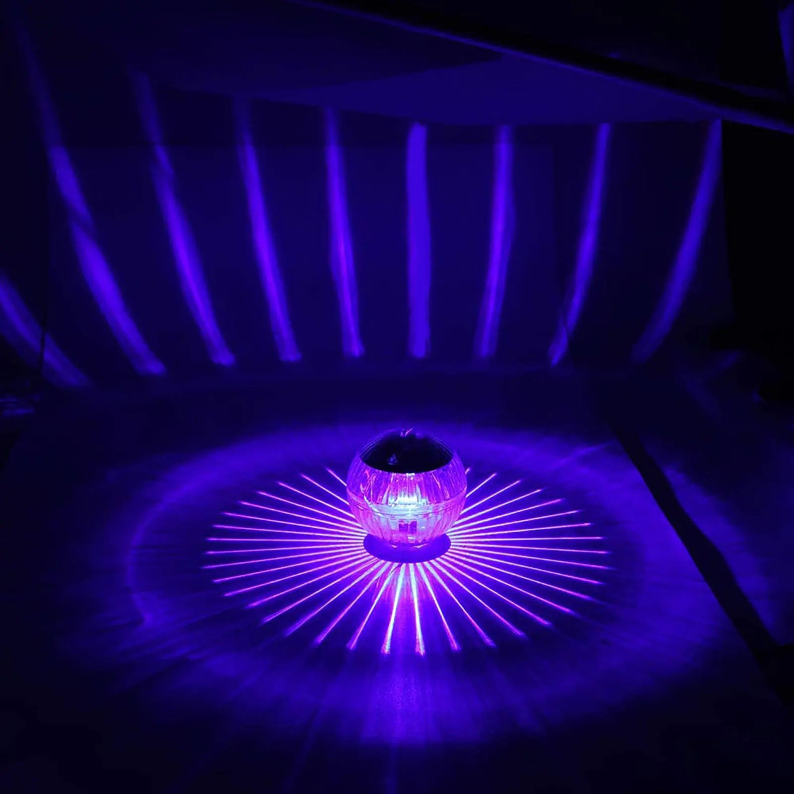 Outdoor Floating Solar Powered Underwater Ball Lamp - Color Changing Pool and Garden Light